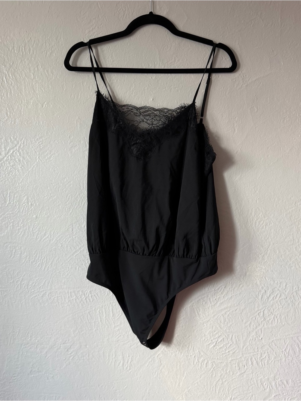 Express Satin Lace Cami Bodysuit NWOT